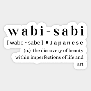 Wabi-sabi Sticker